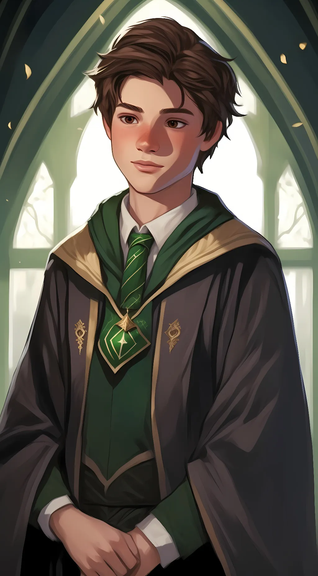 ai character: Sebastian Hollow background