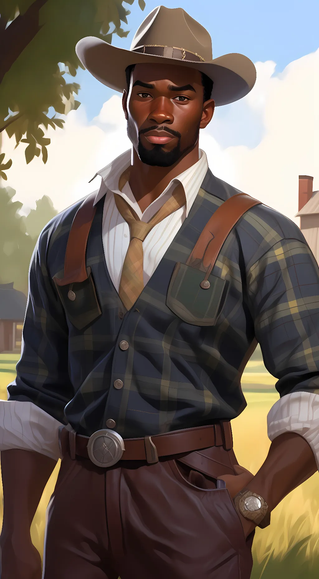 ai character: Wyatt  background