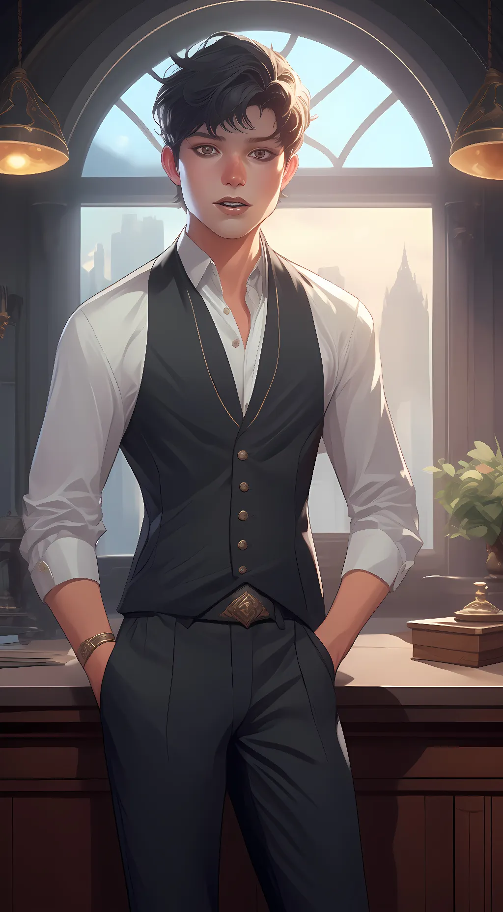 ai character: ben background