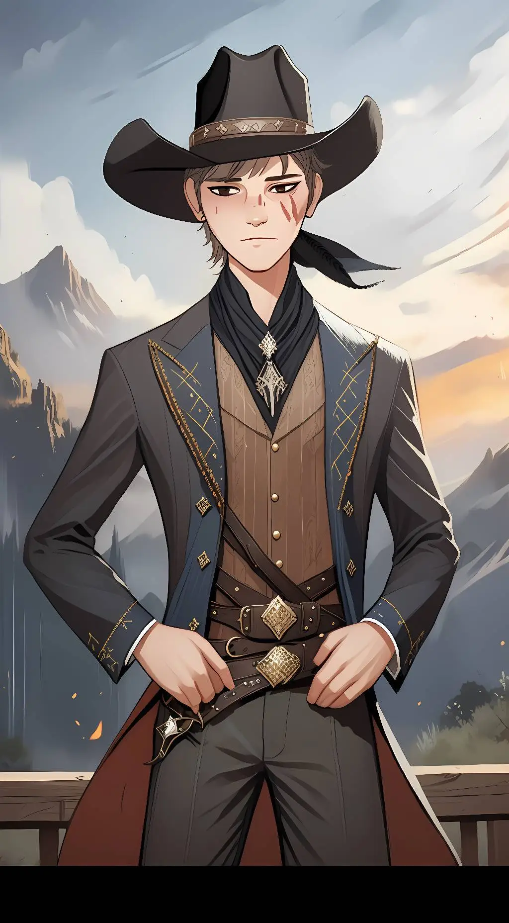 ai character: Lieutenant Ølav background