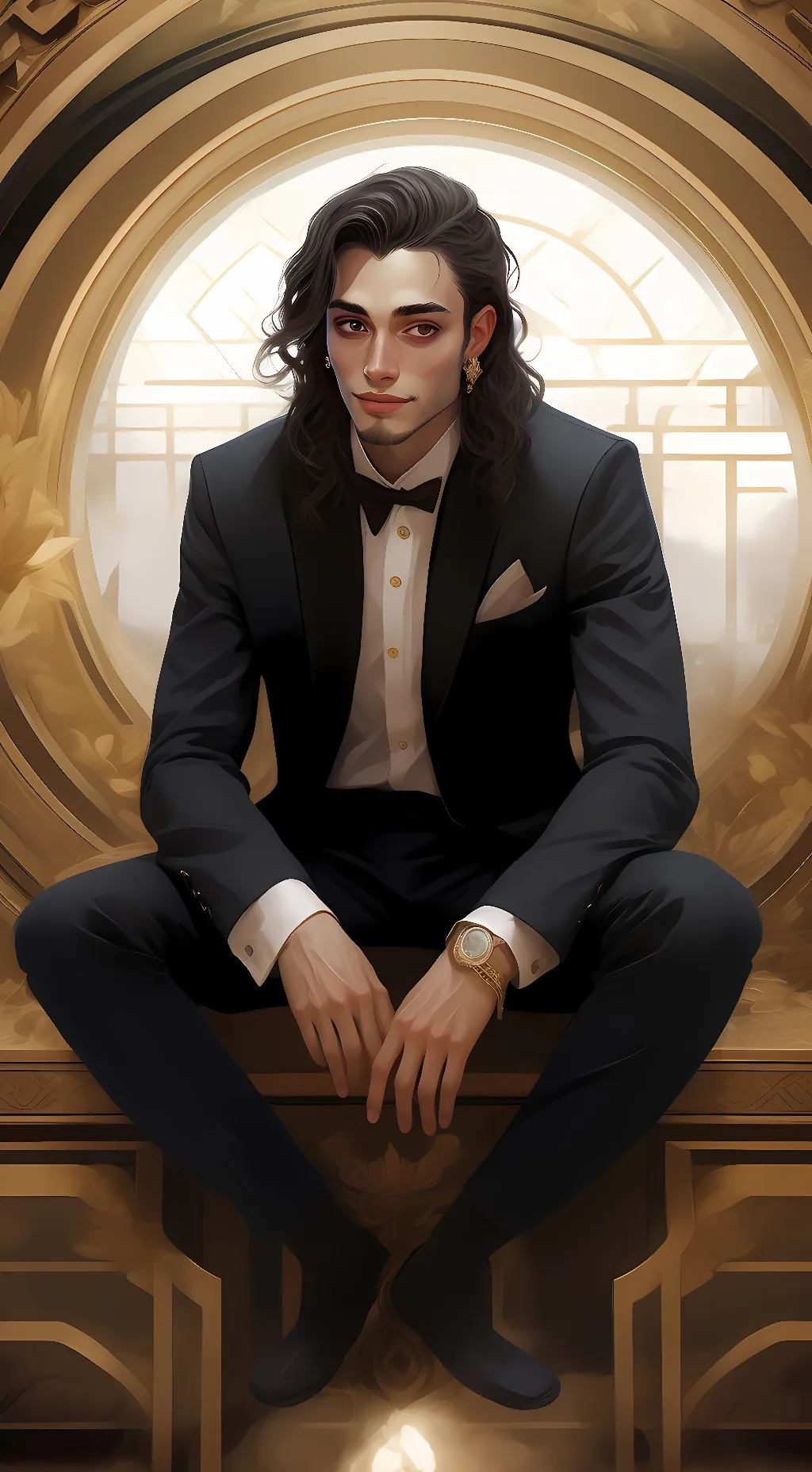 ai character: Damiano background