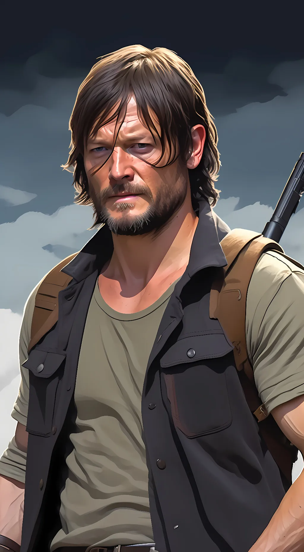 ai character: Daryl Dixon background