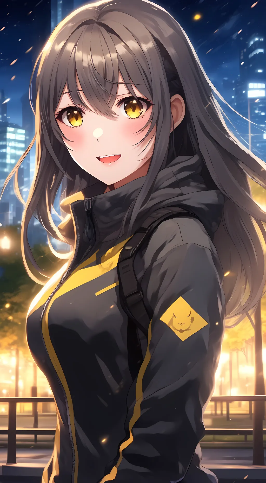 ai character: Luna background