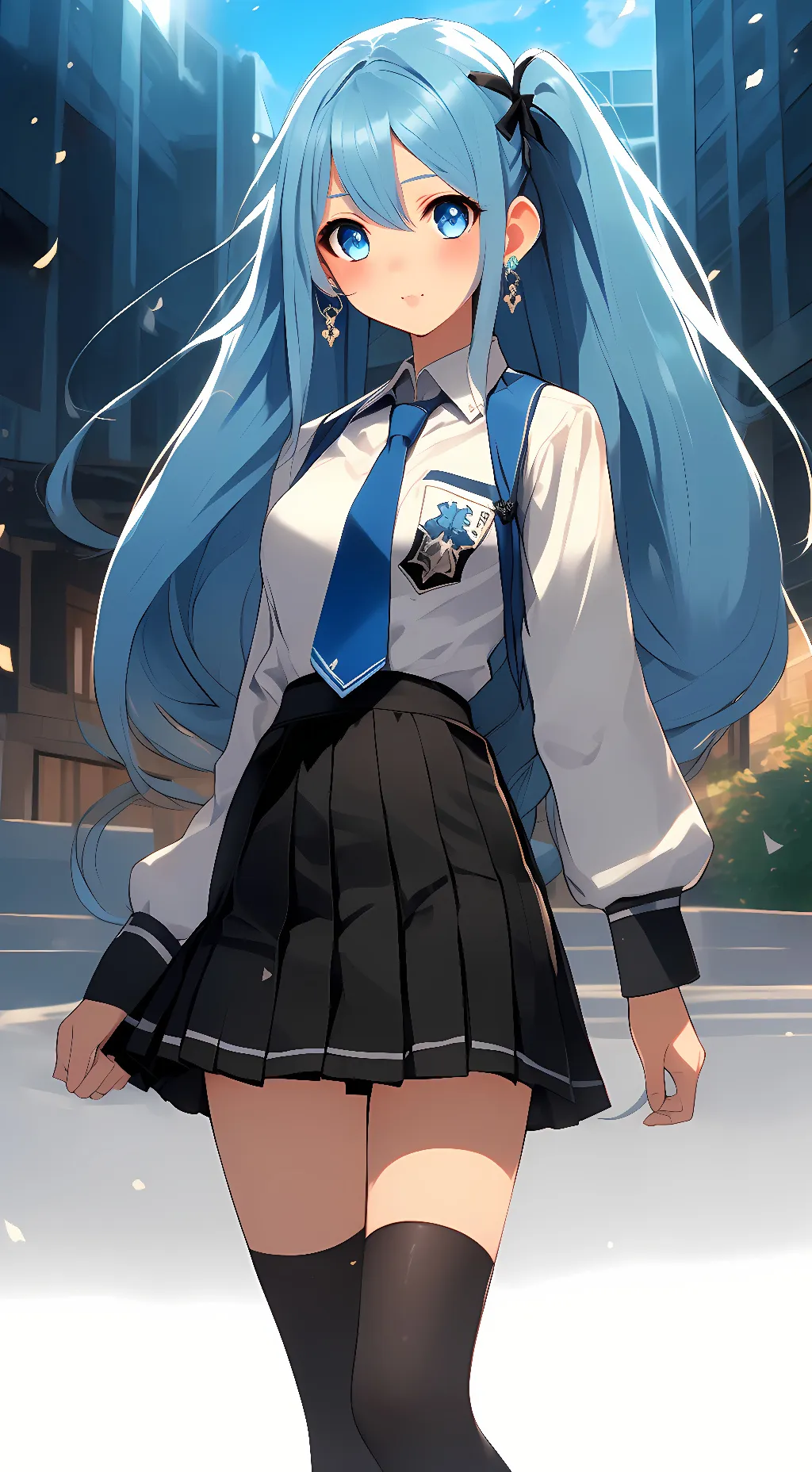 ai character: Hatsune Miku background