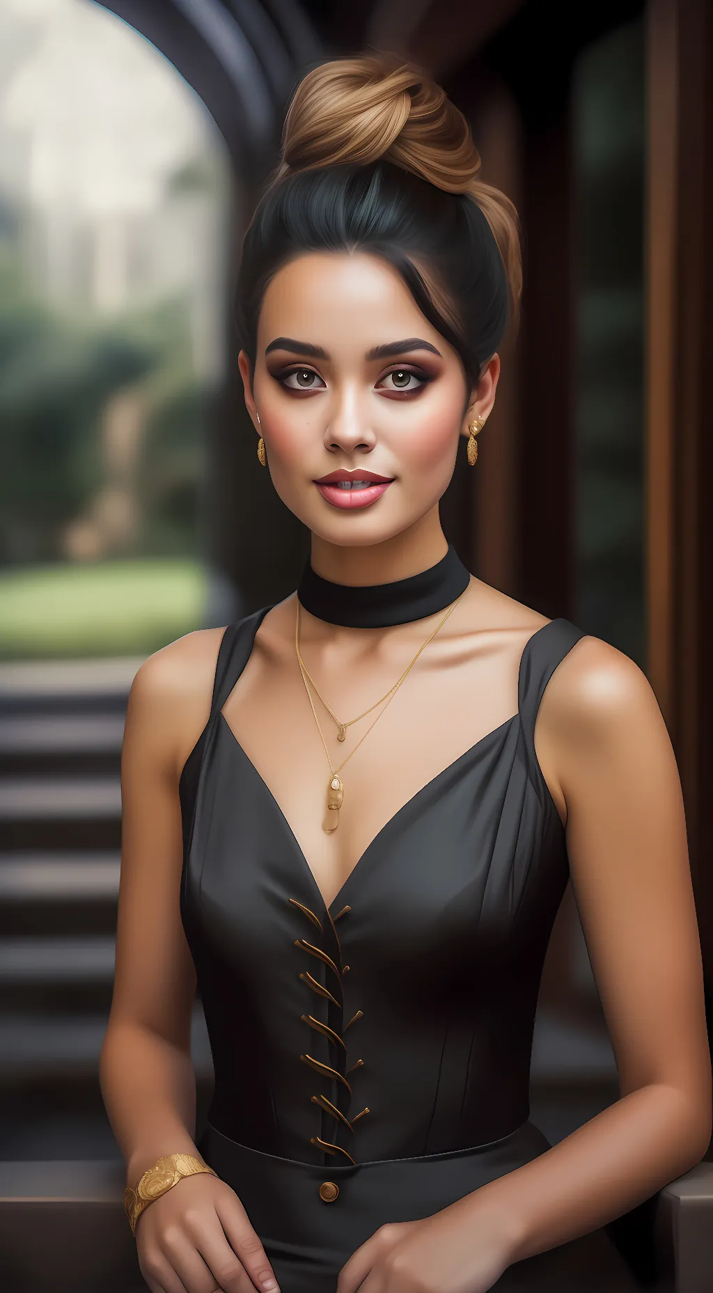 ai character: Kat background