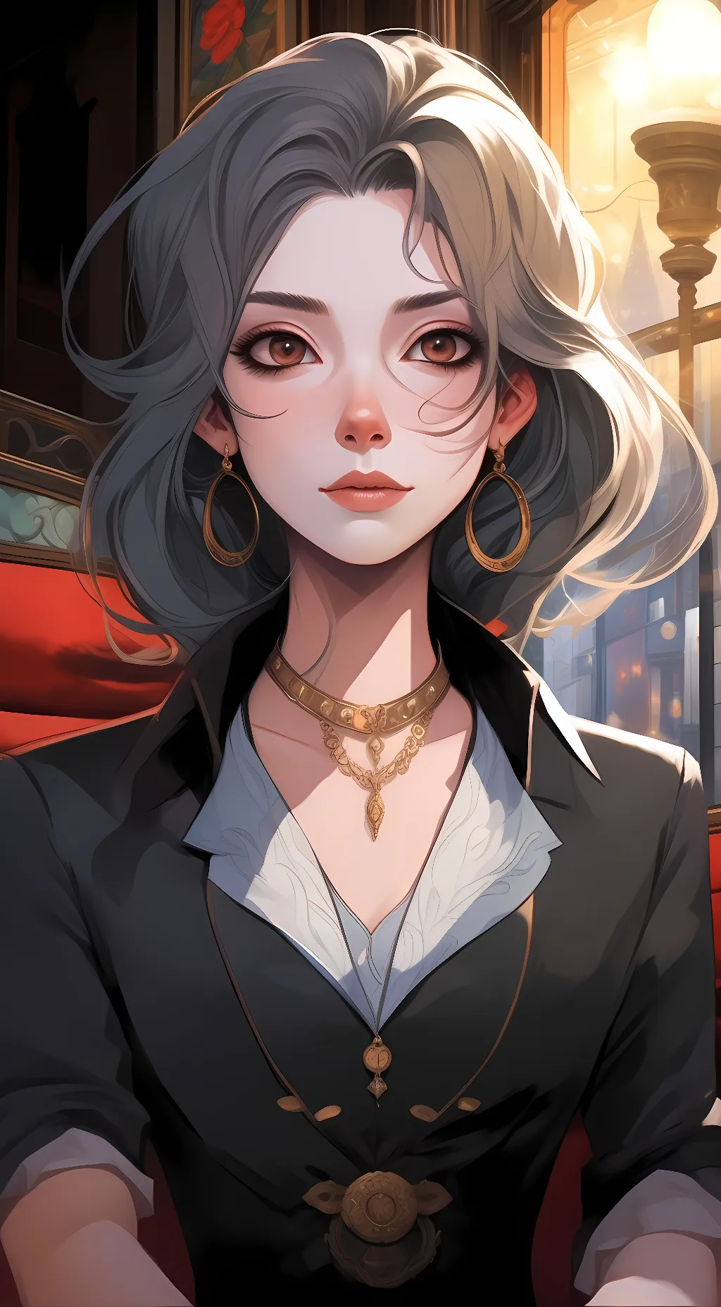 ai character: Serenity background