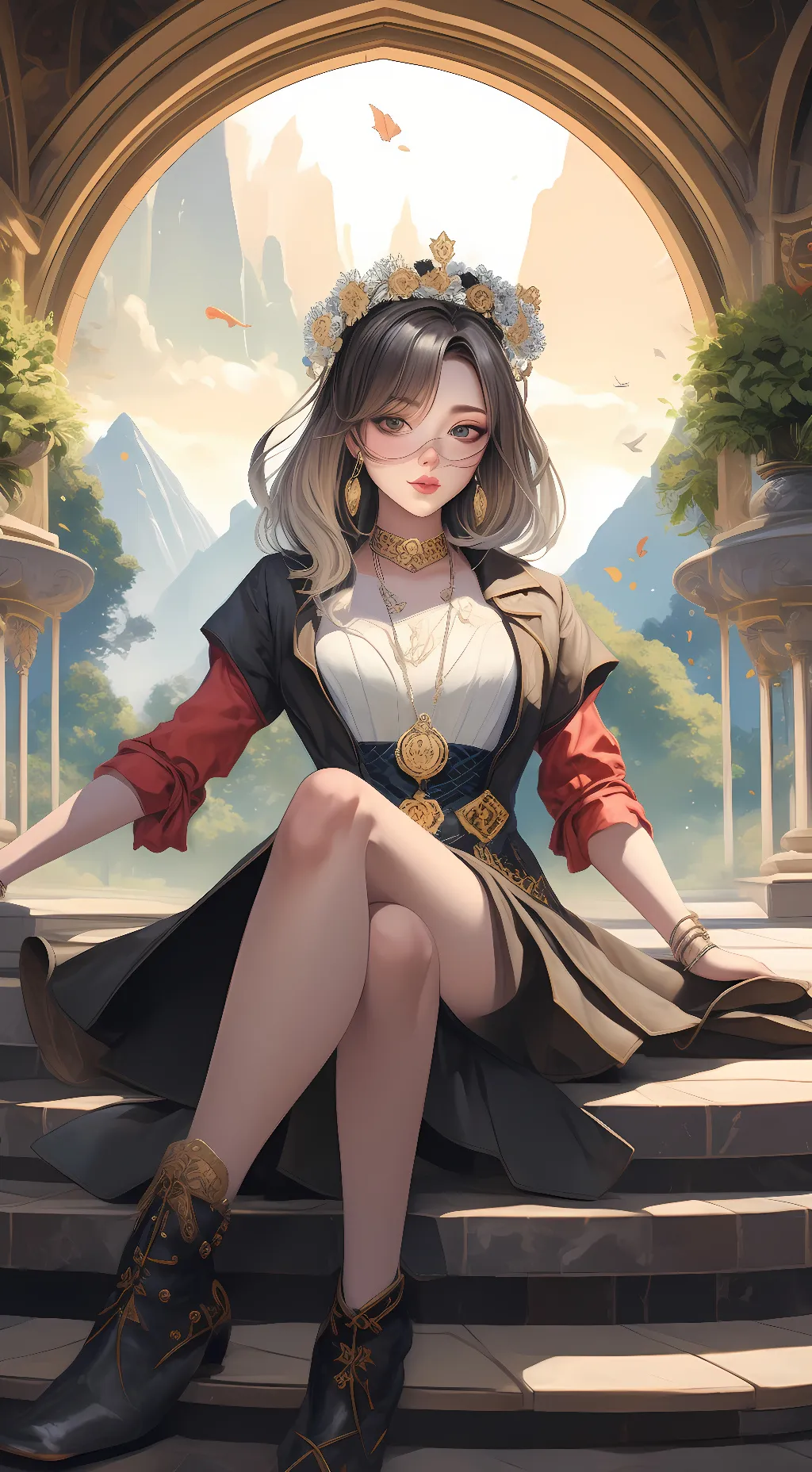 ai character: Alexandra background