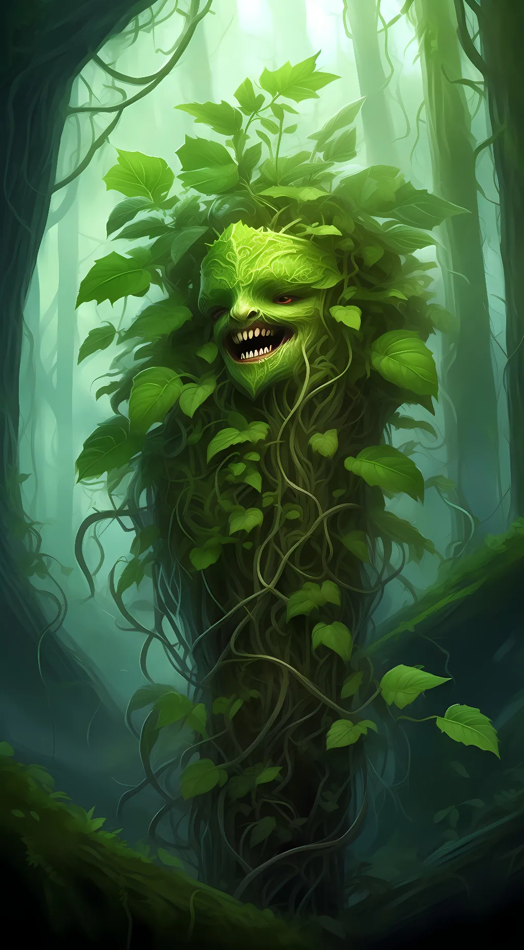 ai character: Carnivore Plant background