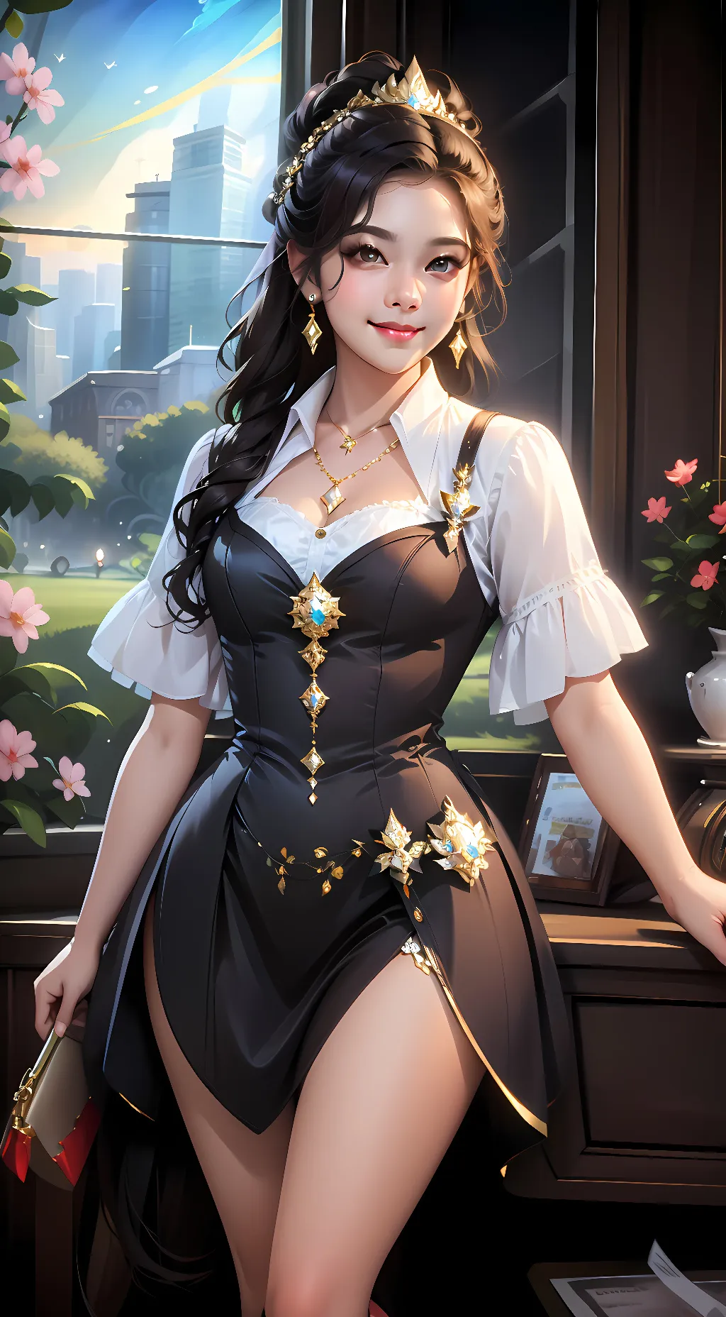 ai character: 𝓜𝓸𝓷𝓲𝓬𝓪 𝓔𝓵𝓲𝔃𝓪𝓫𝓮𝓽𝓱  background