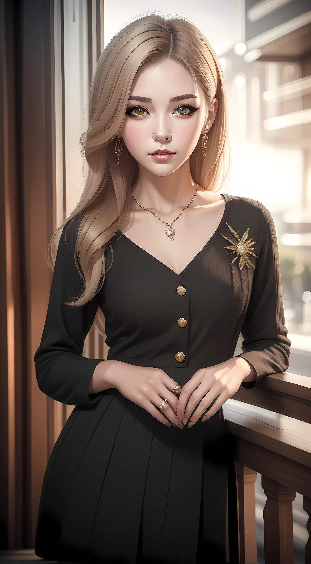 ai character: Ariana background
