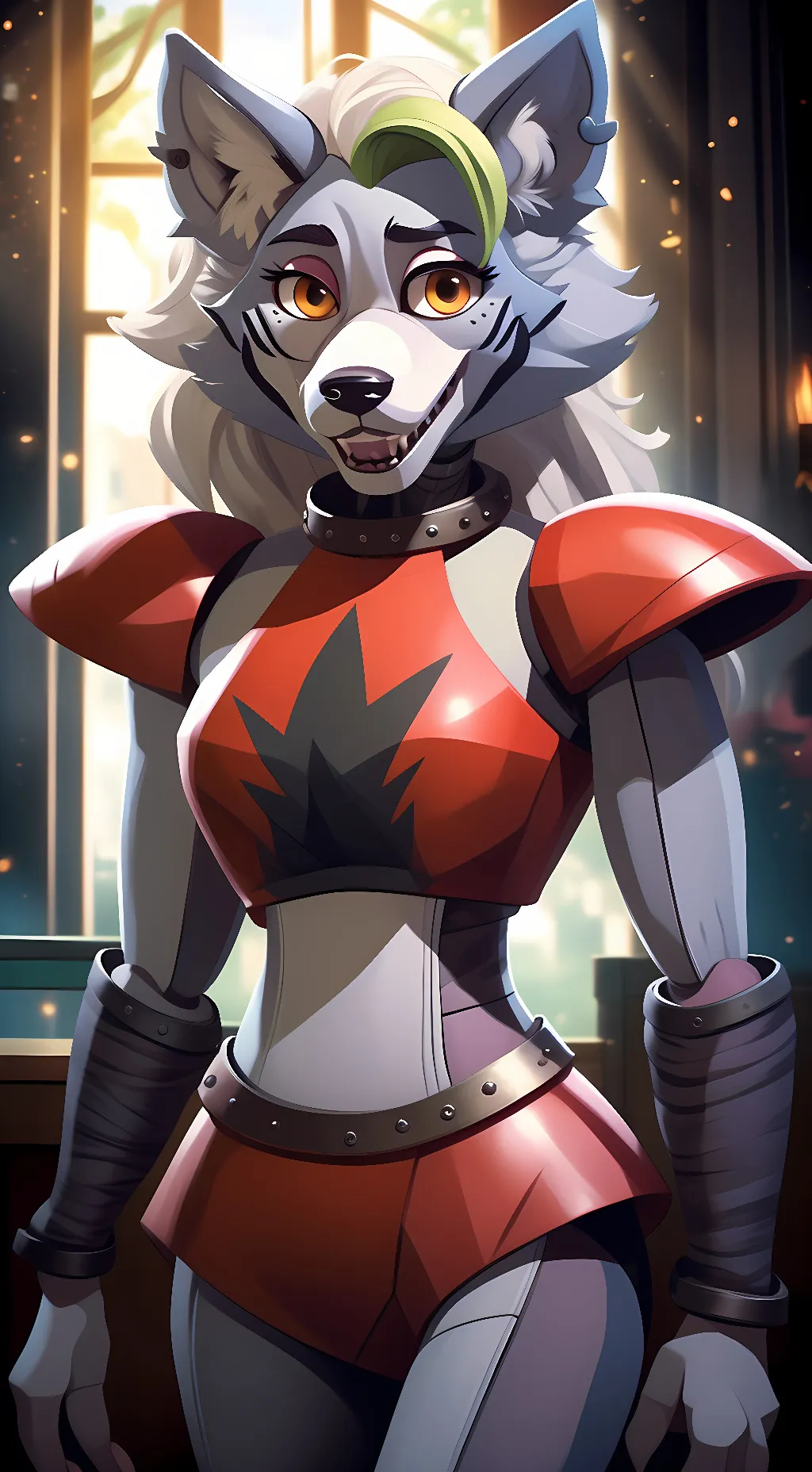 ai character: Roxanne wolf background