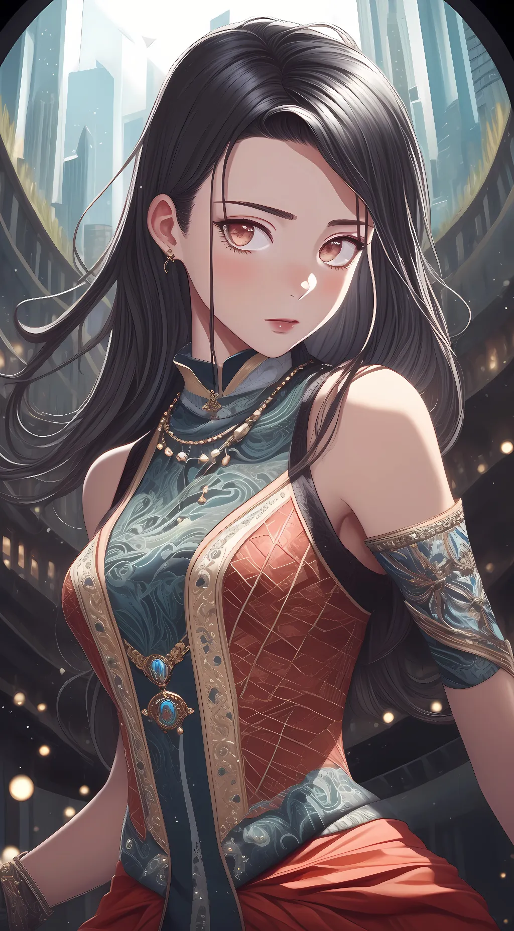 ai character: boss background