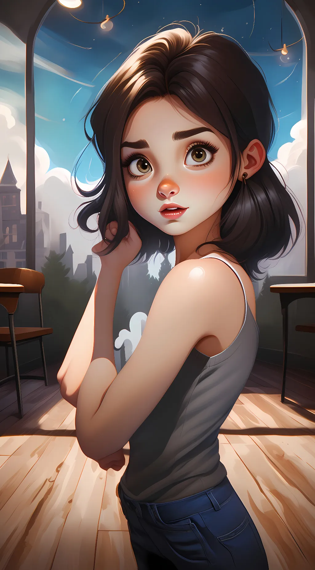 ai character: Miss Fox specializ background