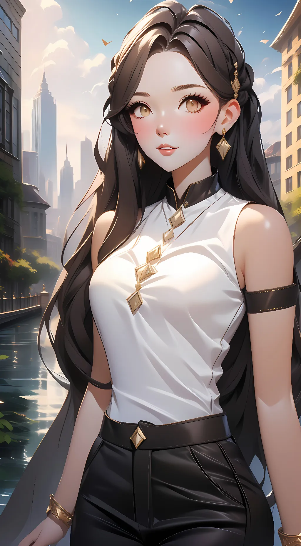 ai character: Serenity background