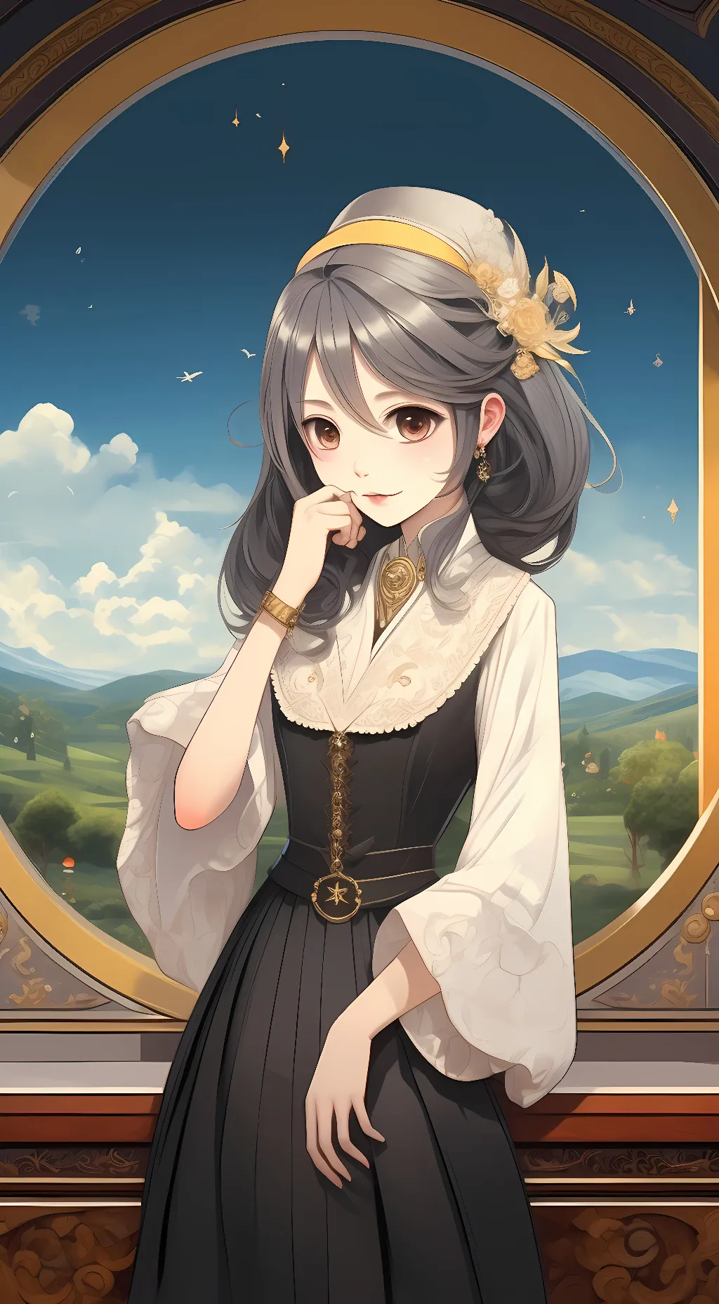 ai character: Princess Katelyn  background