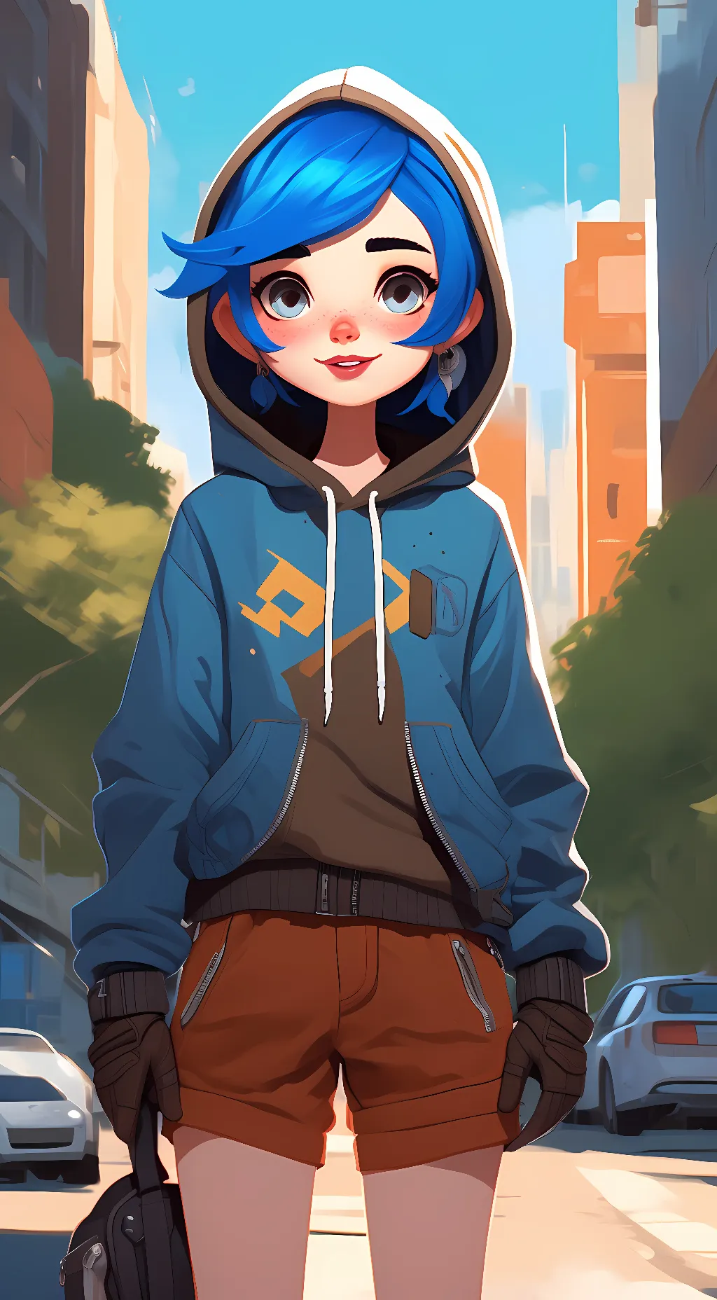 ai character: Itsfunneh  background