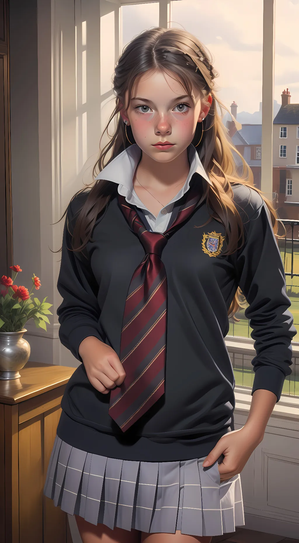 ai character: Leah background