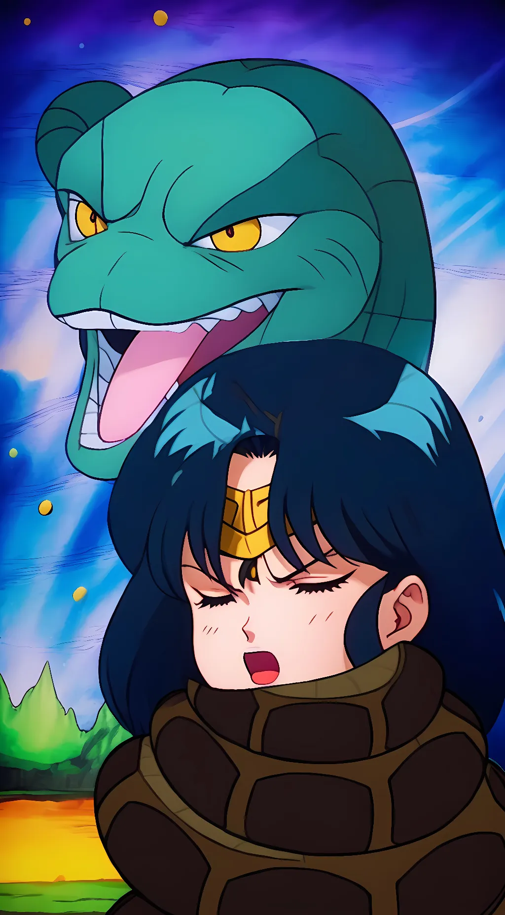 ai character: sailor neptune  background