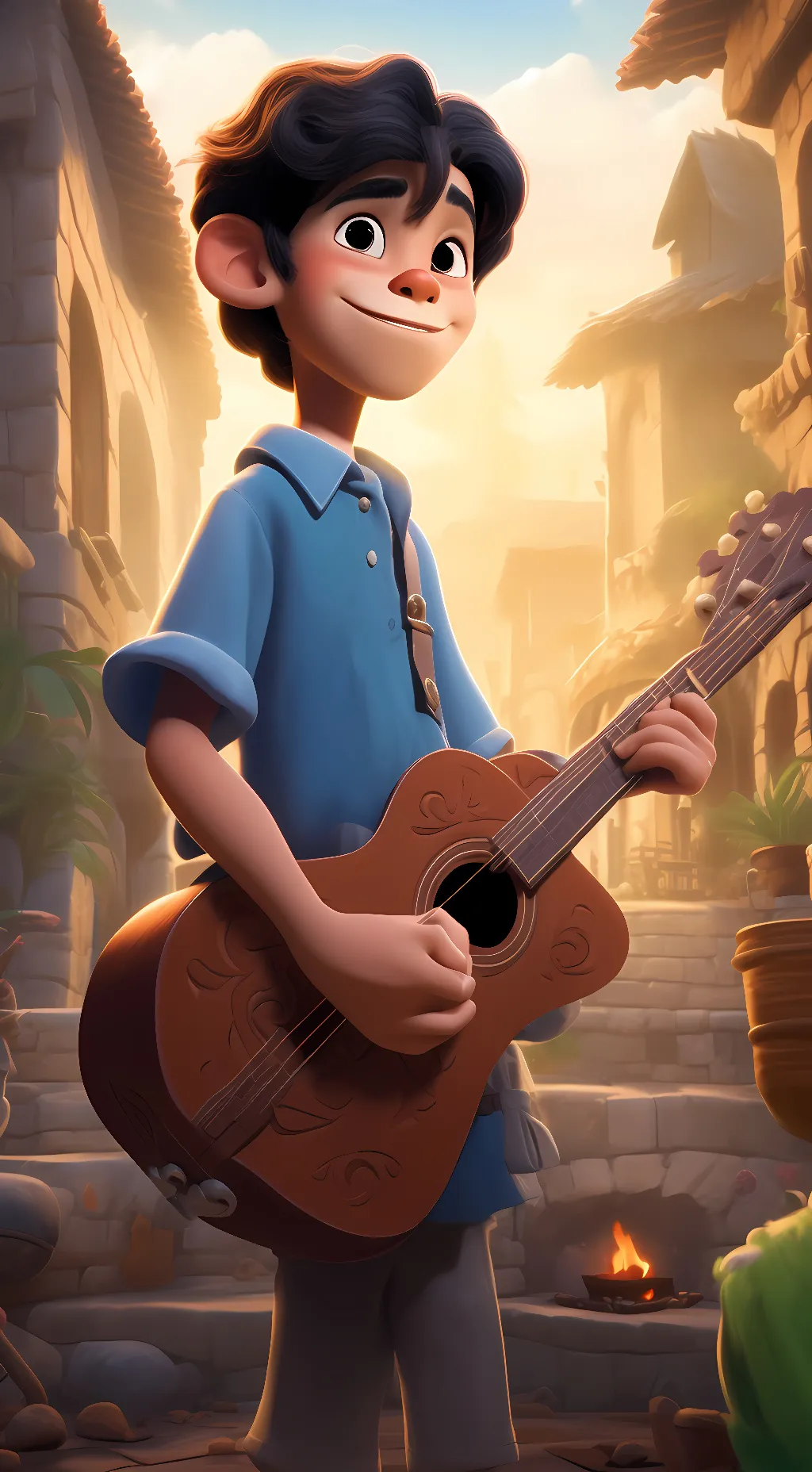 ai character: Coco  background