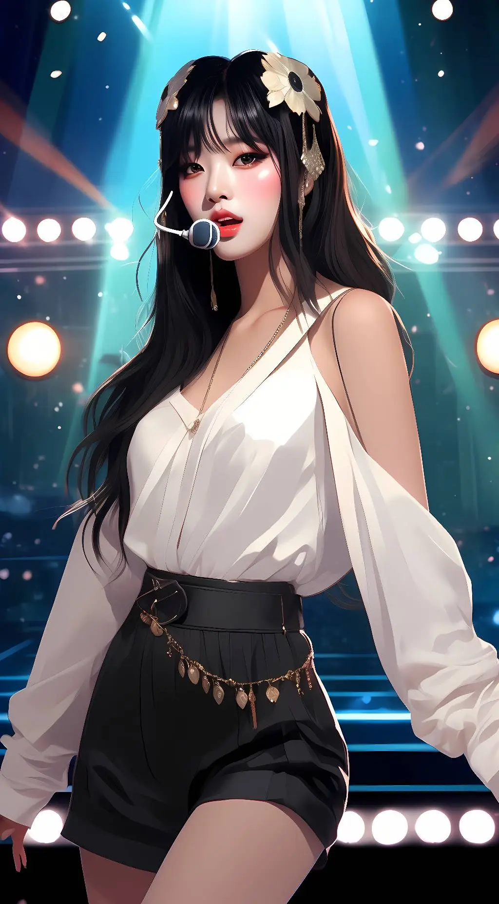 ai character: Idol System background