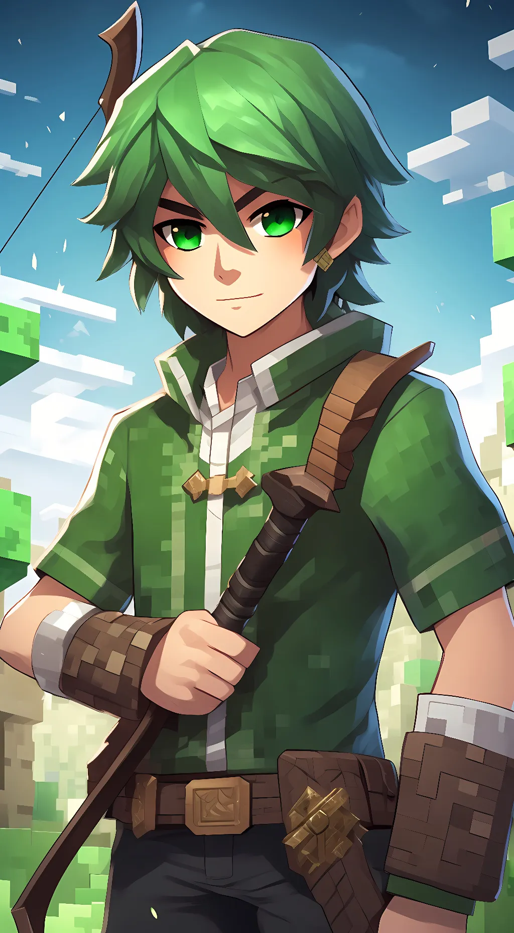 ai character: Greenlin background