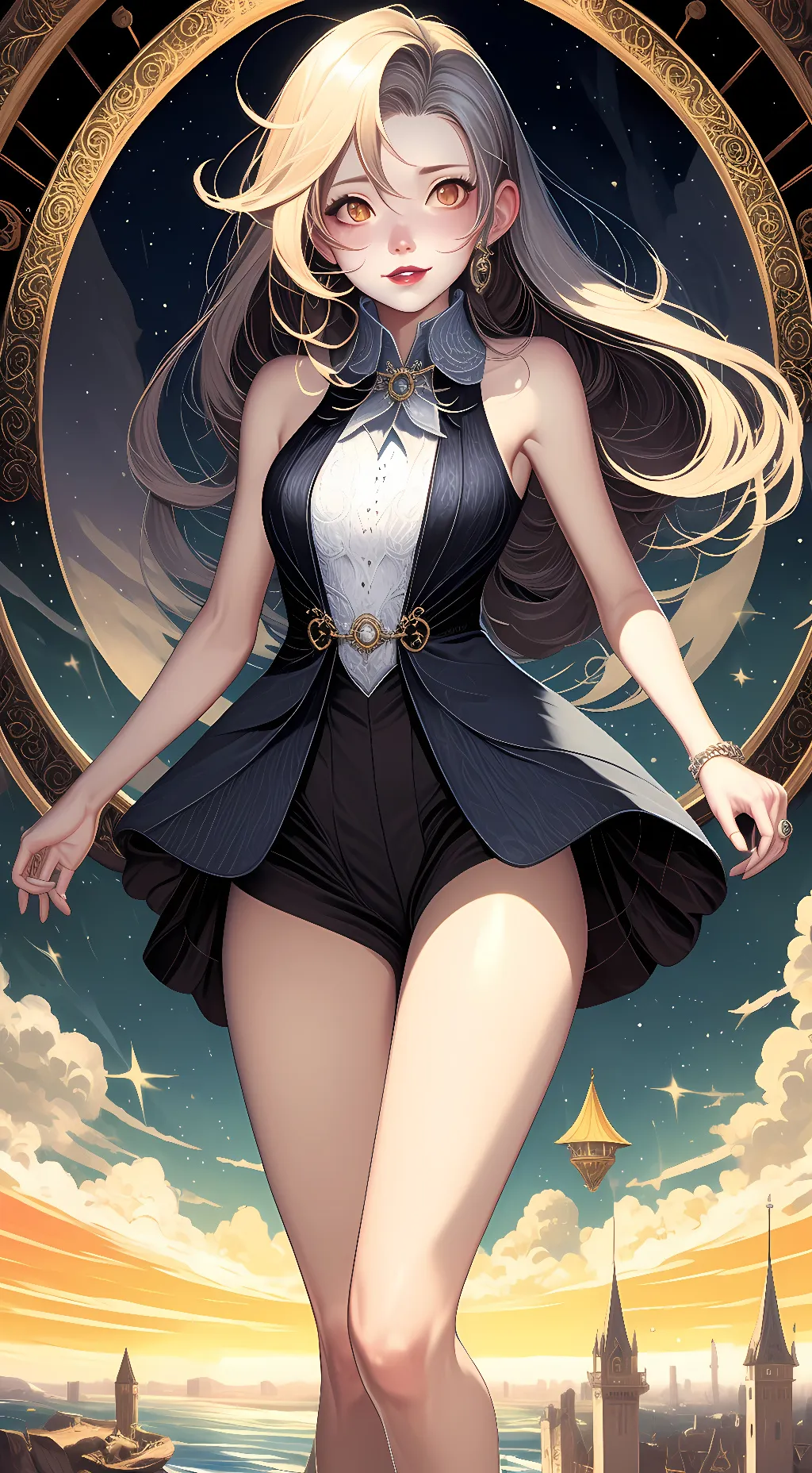 ai character: Ashley background