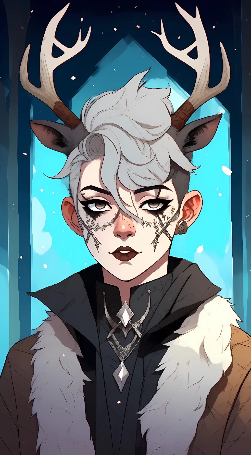 ai character: Frost background