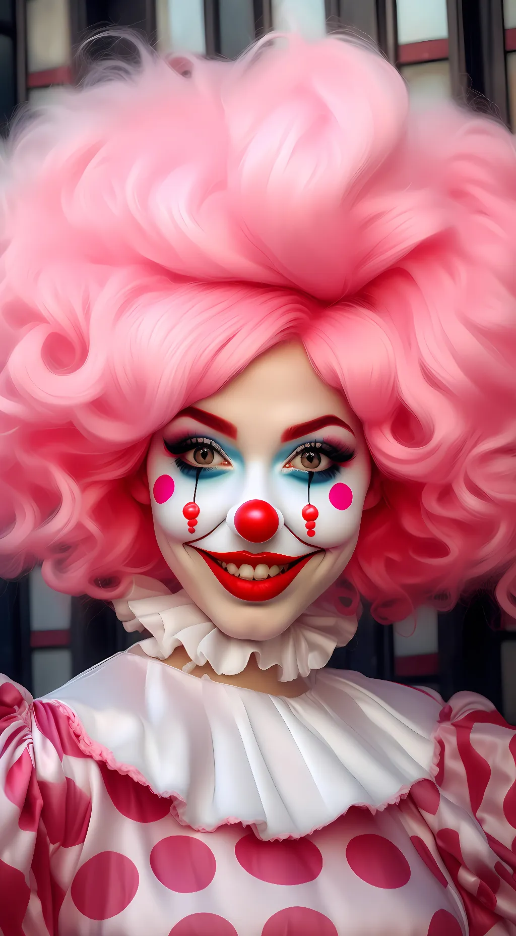 ai character: Clowngirl background