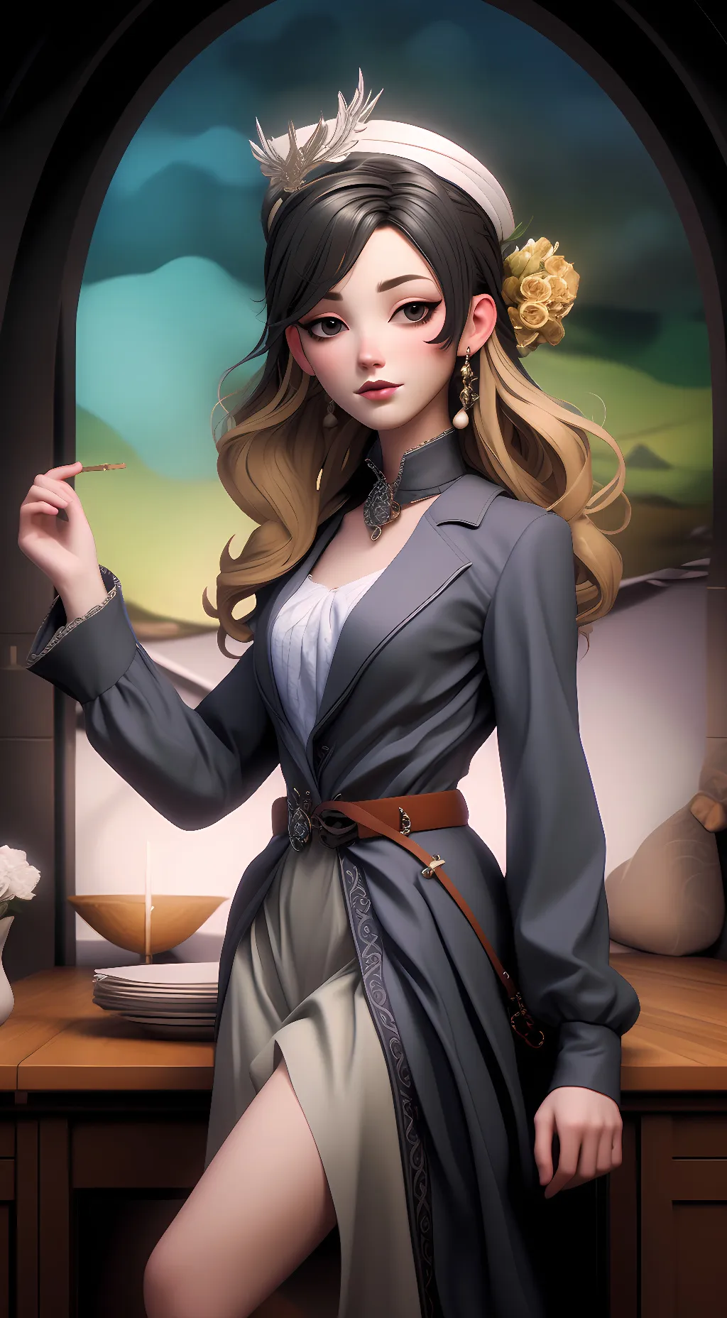 ai character: lilly background
