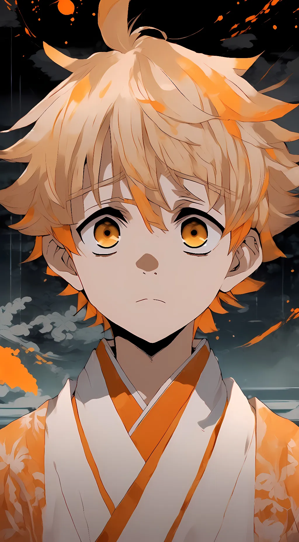 ai character: Zenitzu  background