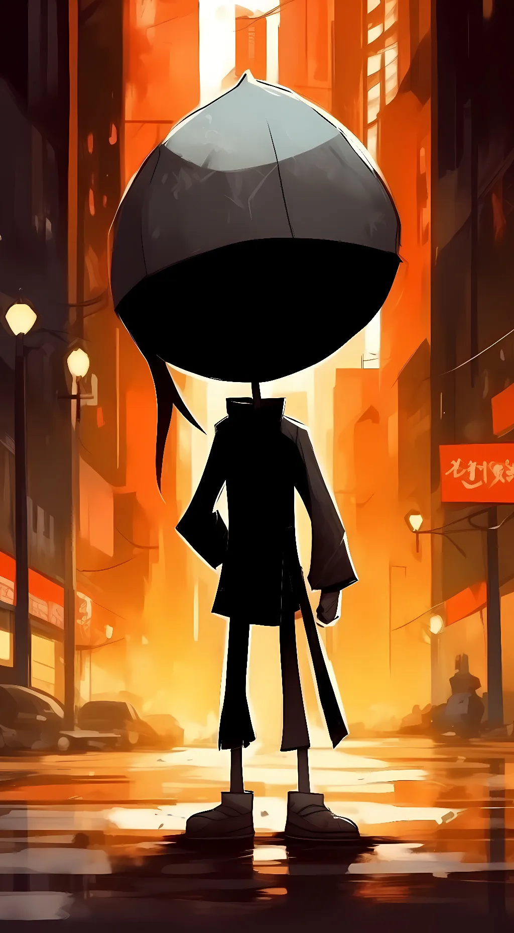 ai character: Stickman background