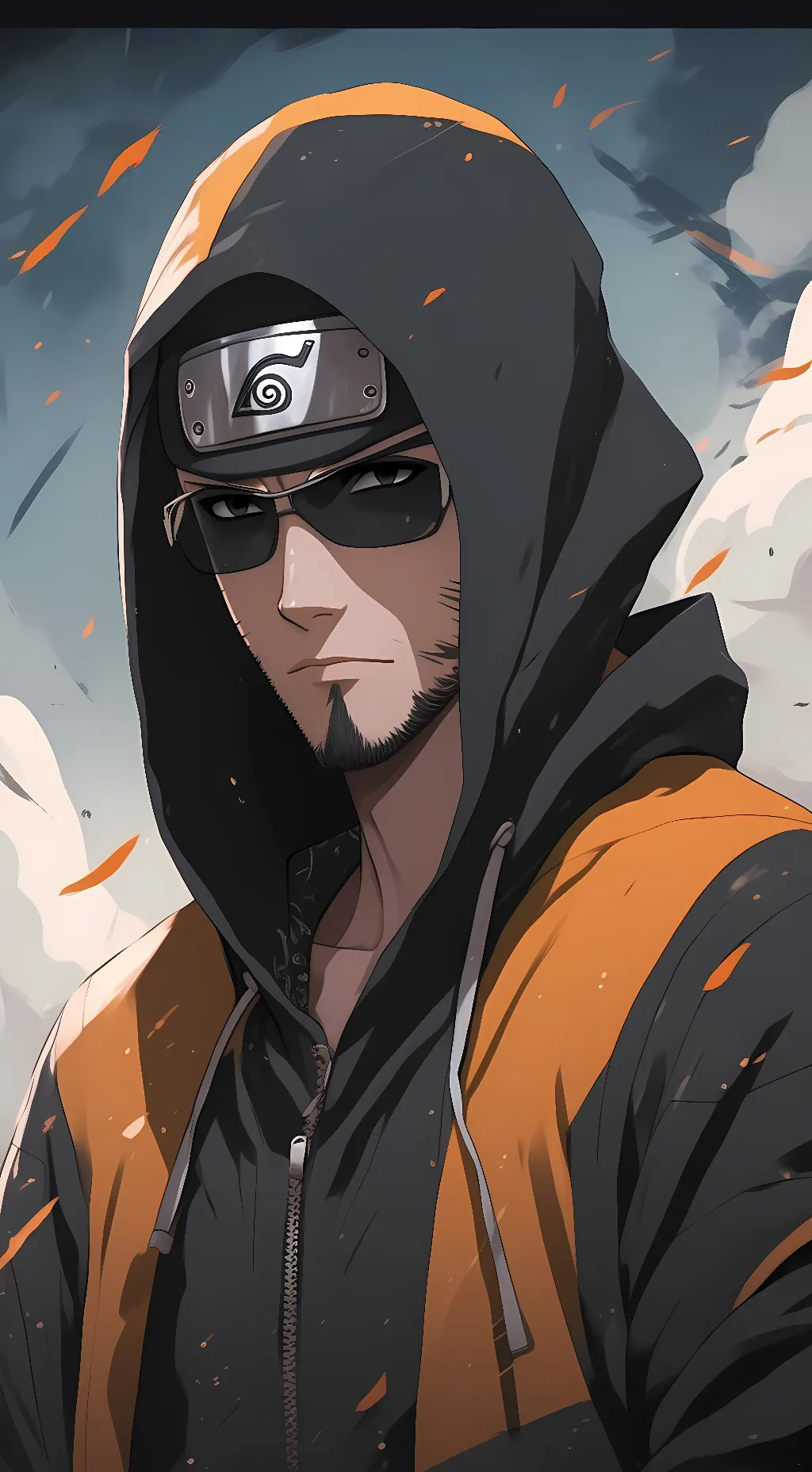 ai character: Shibi Aburame  background