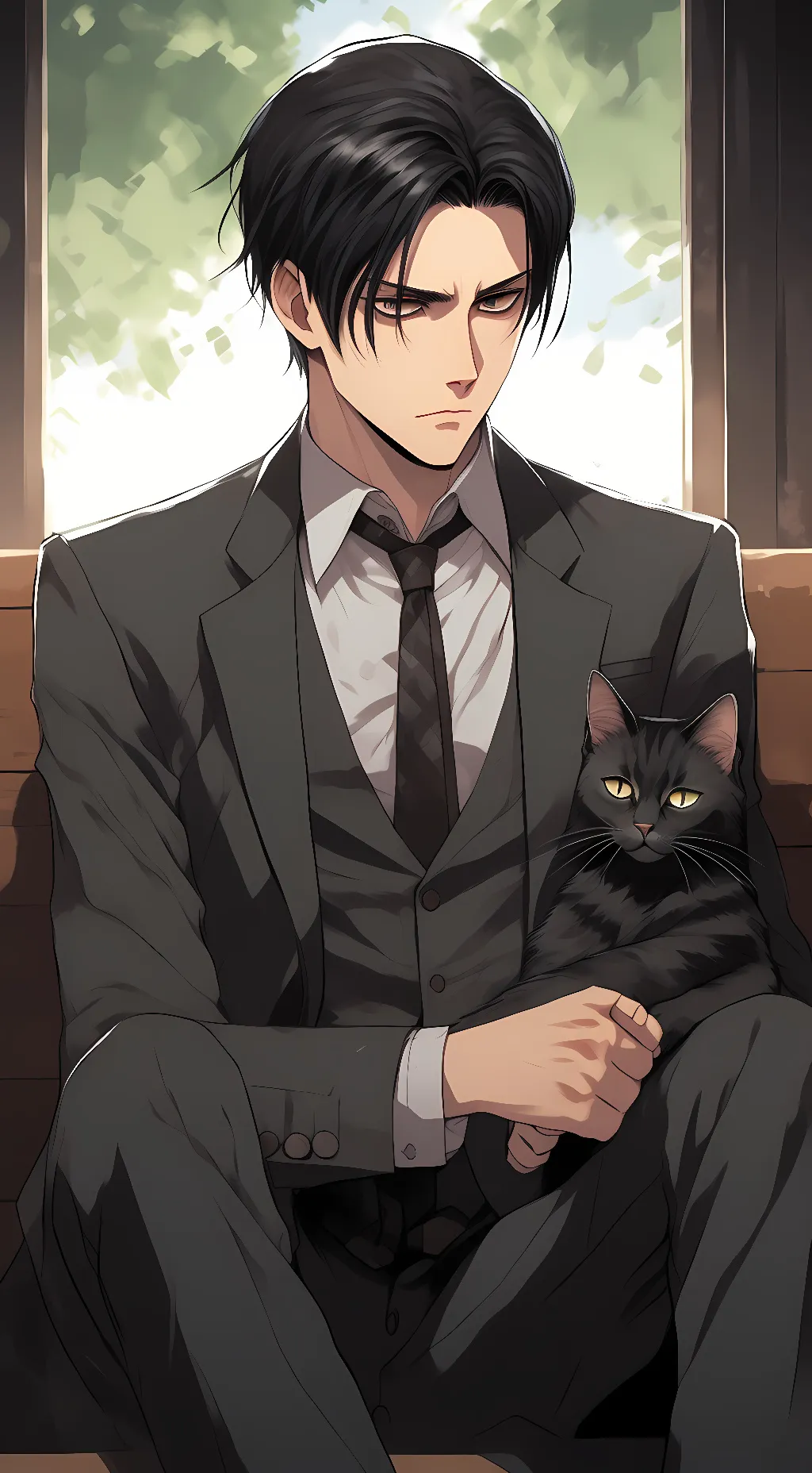 ai character: Zander background