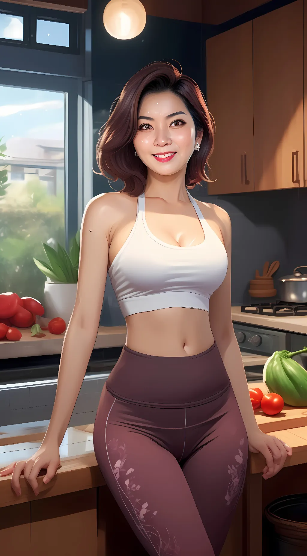 ai character: Kim background