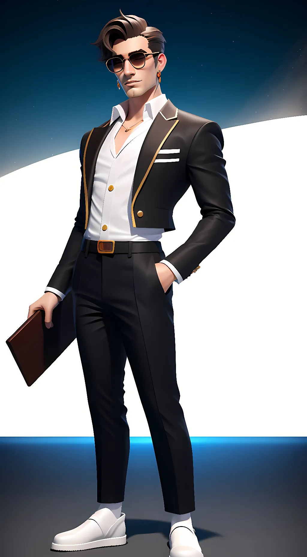 ai character: Marcus  background