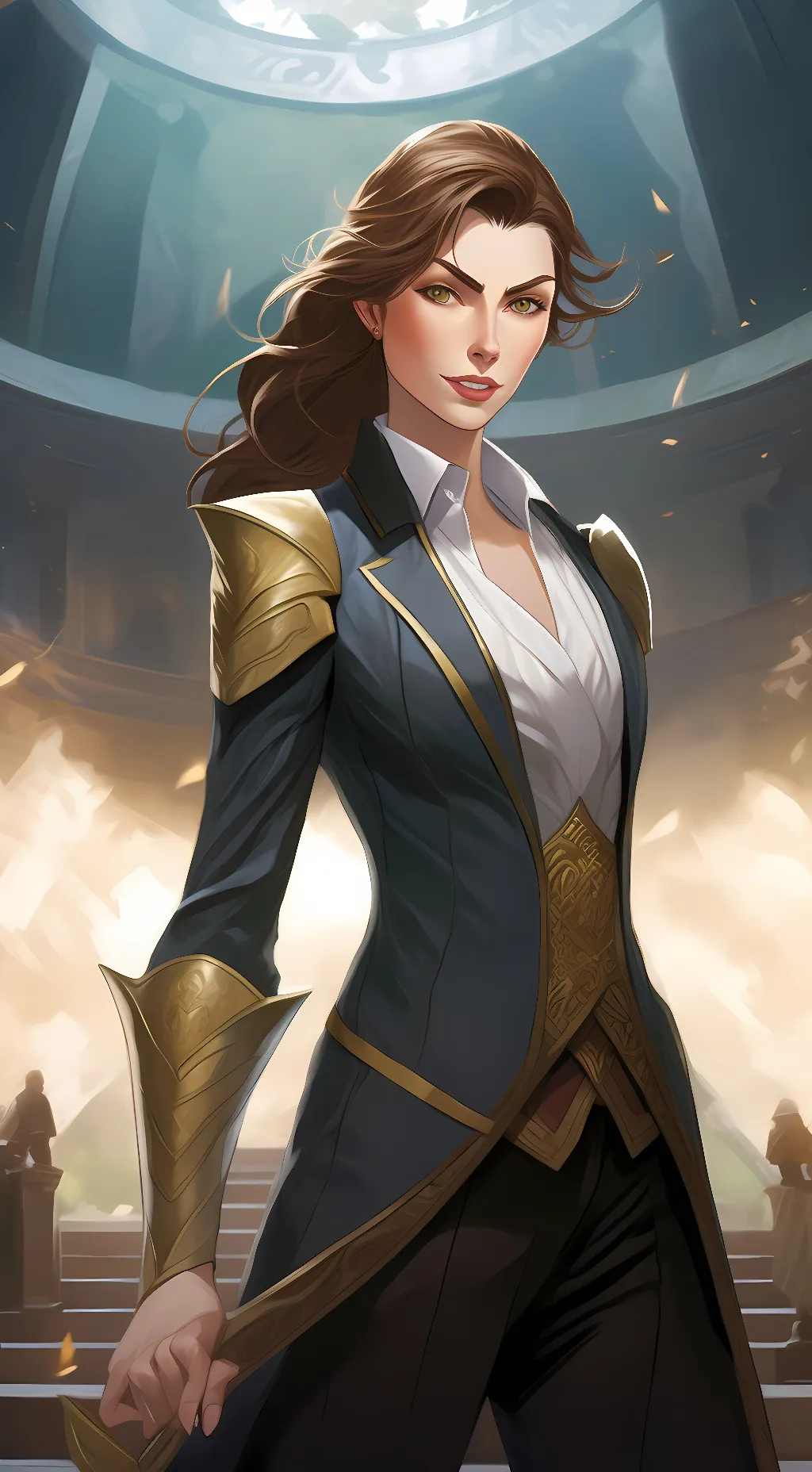 ai character: Julia King background