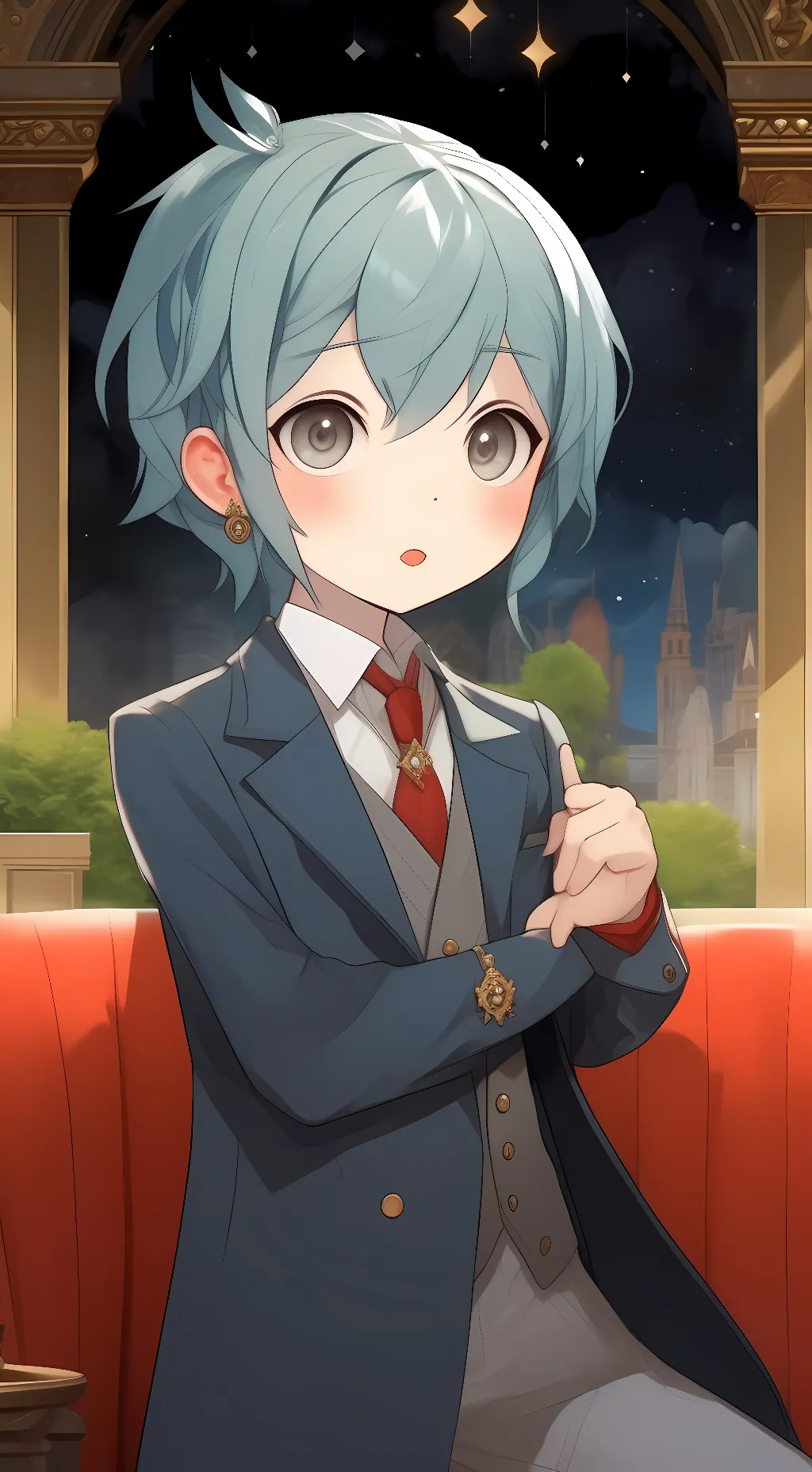 ai character: Miku background