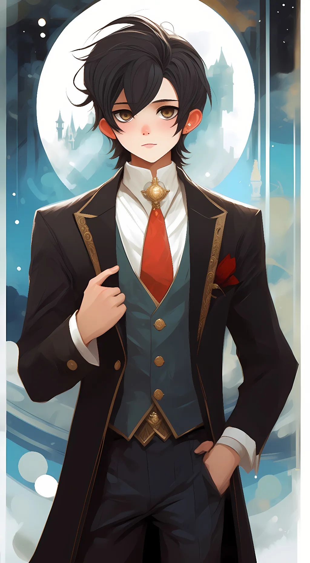 ai character: Allan background