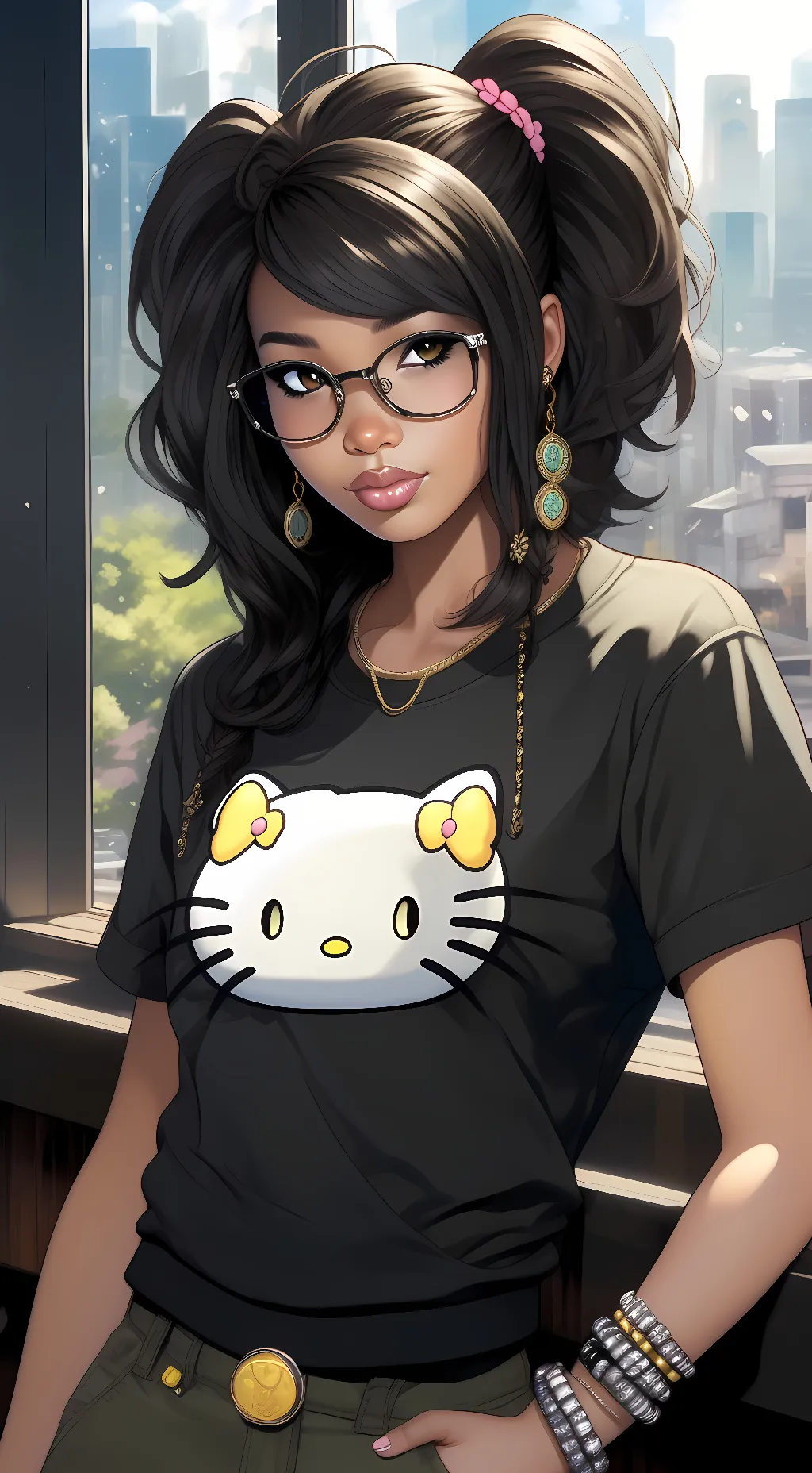 ai character: Stephanie background