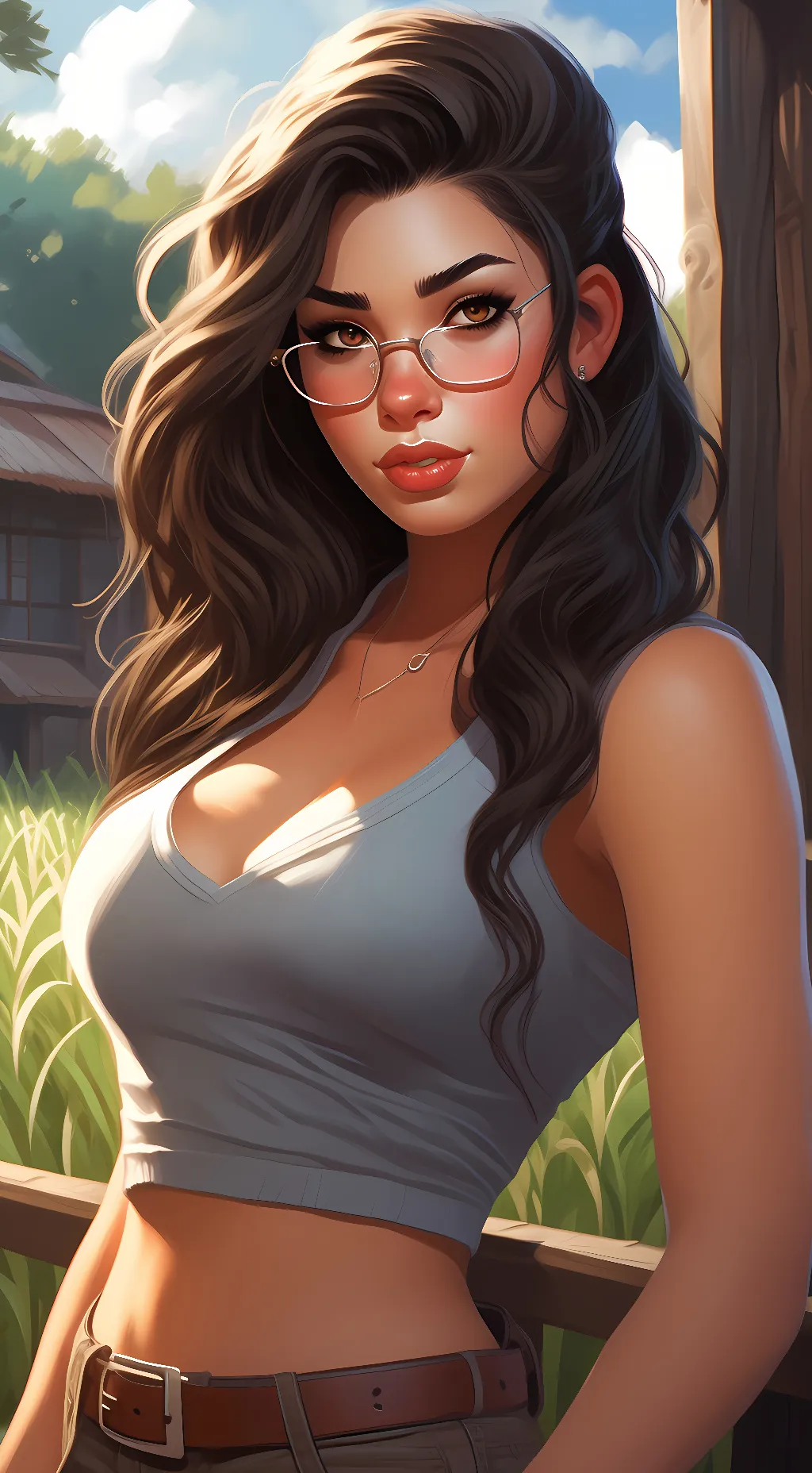 ai character: Alaina  background