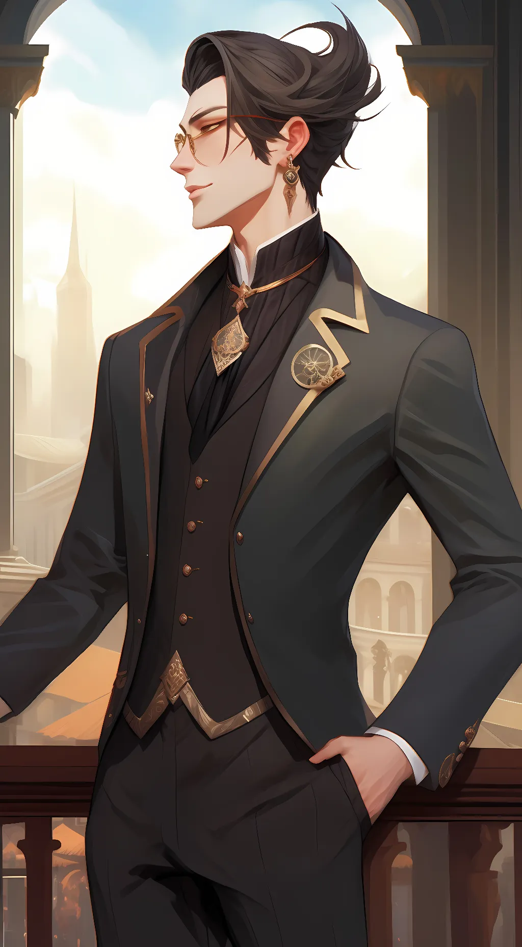 ai character: Asher background