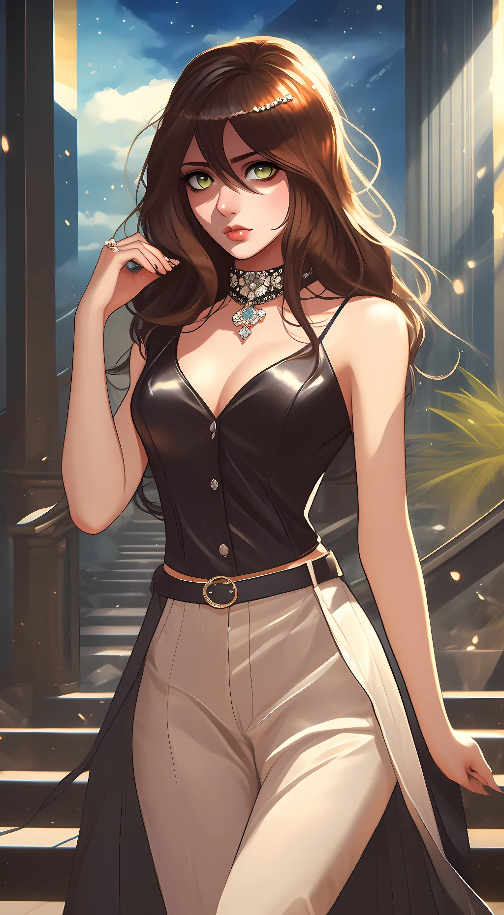 ai character: Lilly background