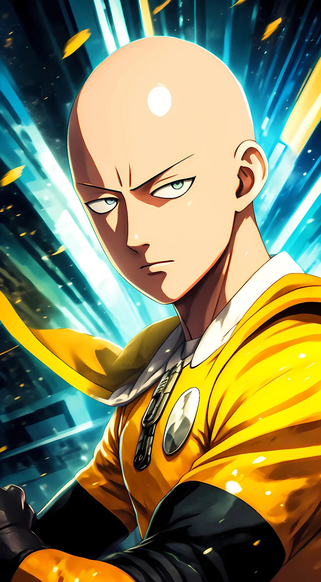 ai character: One punch man rpg background