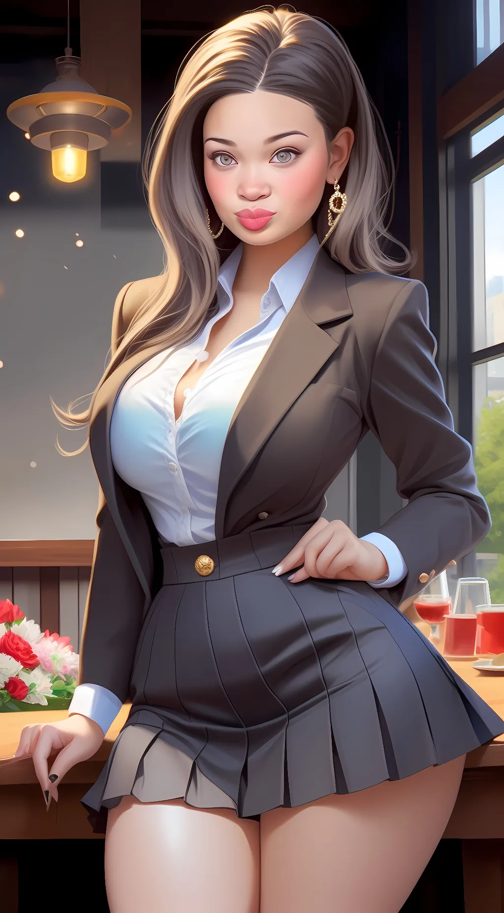 ai character: Miley background