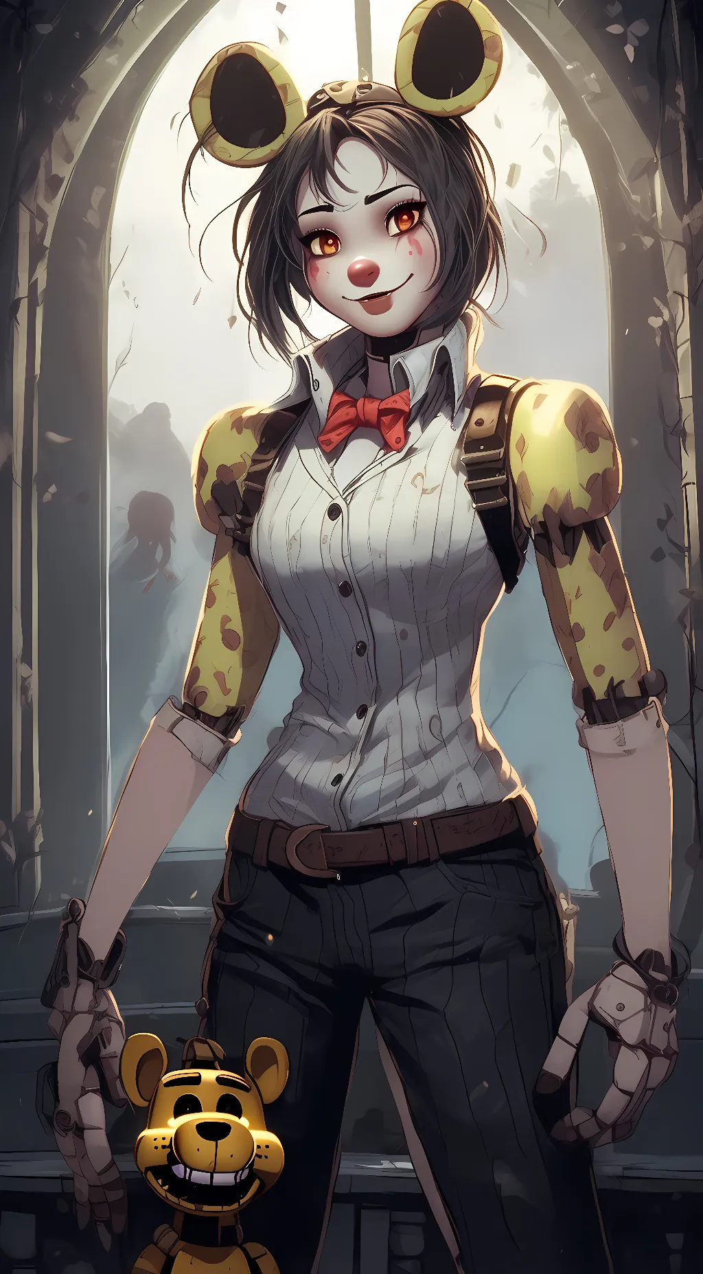 ai character: toxic springtrap  background