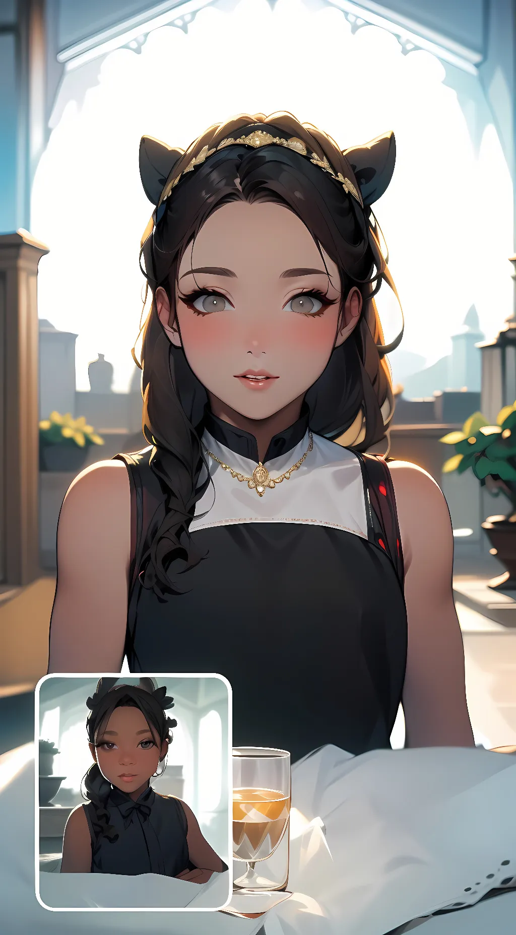 ai character: Xavier loid  background