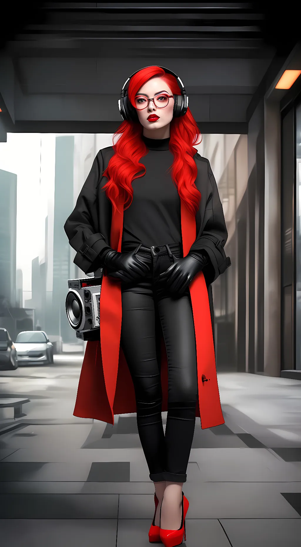 ai character: Speaker Women background