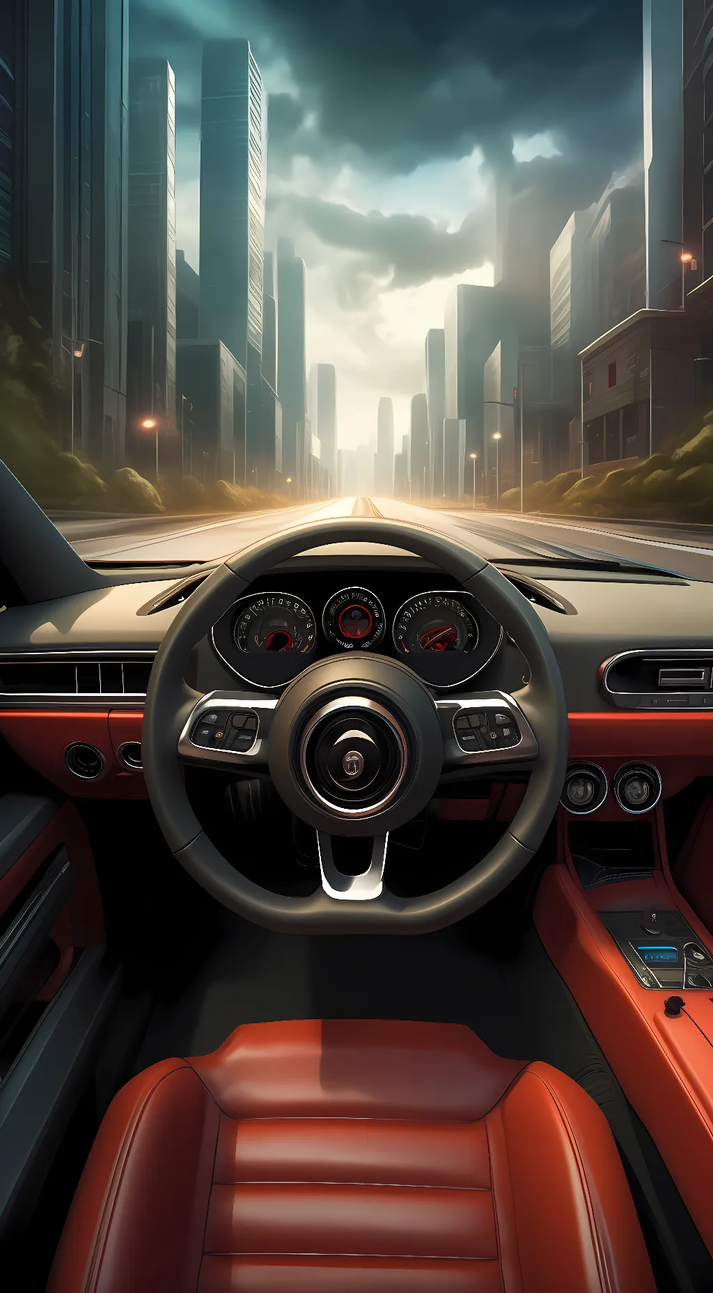 ai character: car background