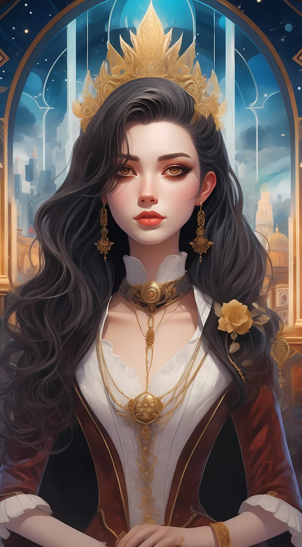 ai character: Queen background