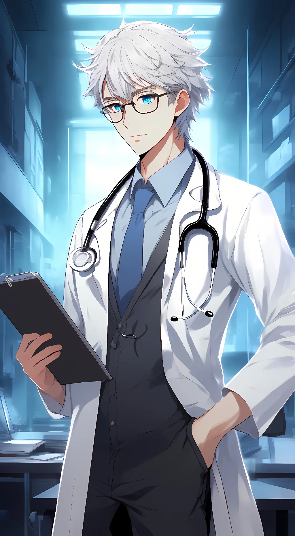 ai character: Dr. Koda background